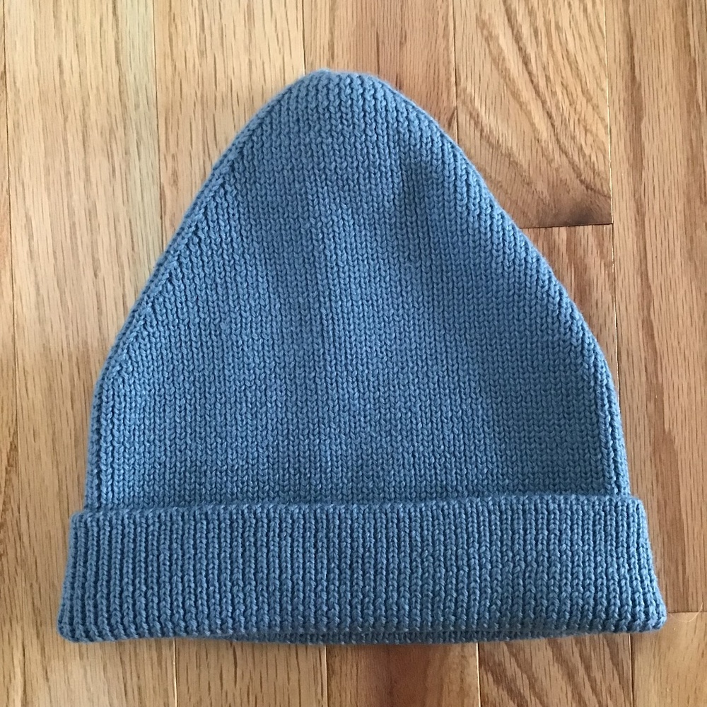 🚀SOLD ON INSTA🚀 James Street Adult Highland Wool Port Beanie - Denim Blue